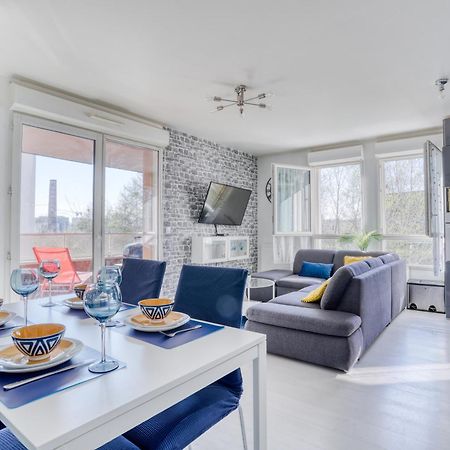 "Le Serenity ", Appartement Spacieux ,Balcon, Parking Prive Gratuit, Netflix, Proche Cdg Et Stade De France Stains Exterior foto
