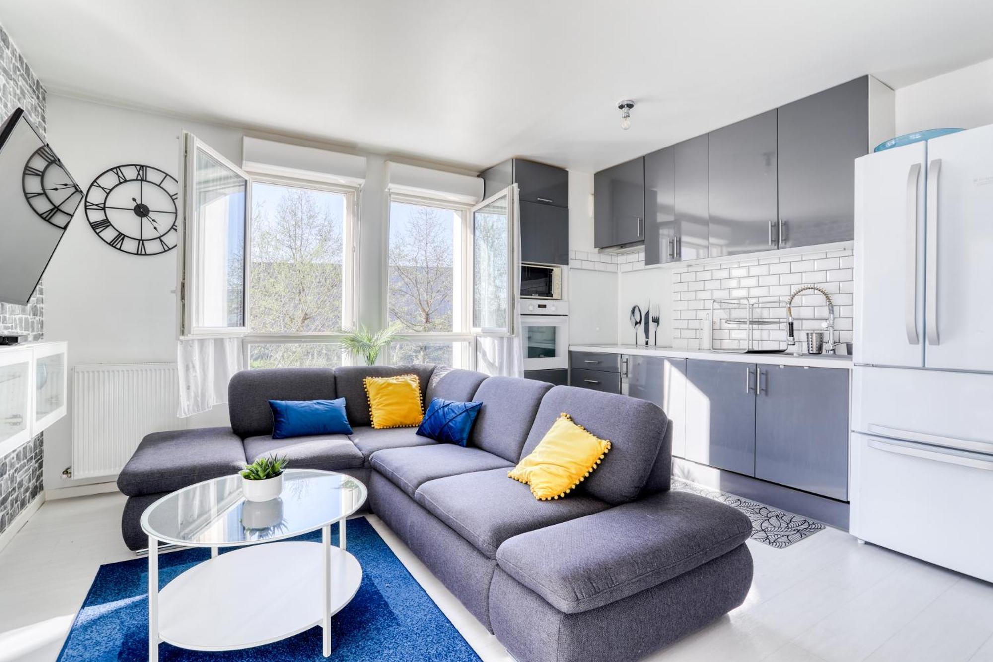 "Le Serenity ", Appartement Spacieux ,Balcon, Parking Prive Gratuit, Netflix, Proche Cdg Et Stade De France Stains Exterior foto