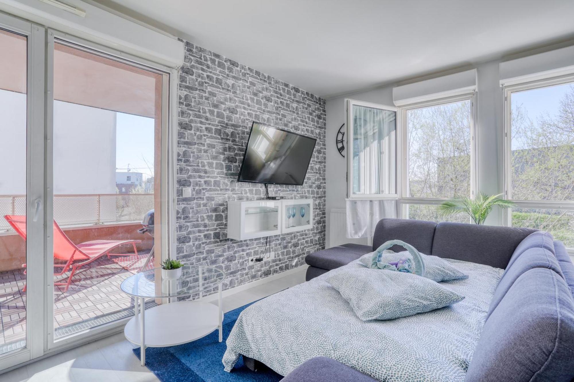 "Le Serenity ", Appartement Spacieux ,Balcon, Parking Prive Gratuit, Netflix, Proche Cdg Et Stade De France Stains Exterior foto
