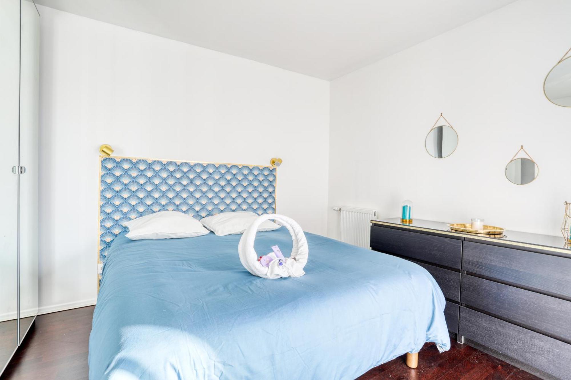 "Le Serenity ", Appartement Spacieux ,Balcon, Parking Prive Gratuit, Netflix, Proche Cdg Et Stade De France Stains Exterior foto