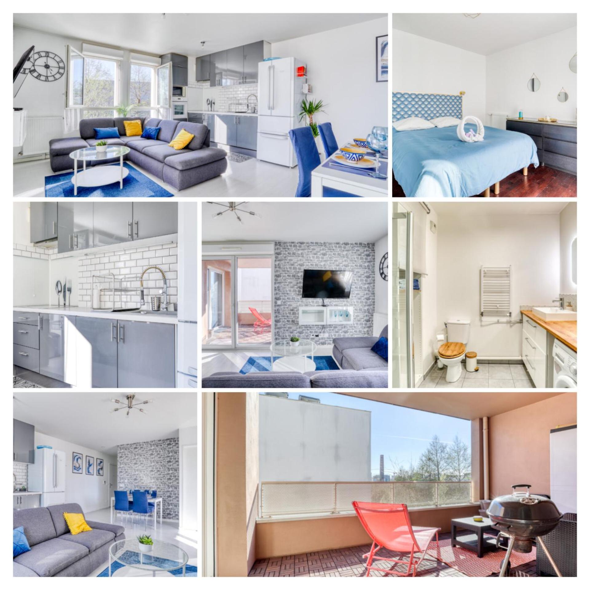 "Le Serenity ", Appartement Spacieux ,Balcon, Parking Prive Gratuit, Netflix, Proche Cdg Et Stade De France Stains Exterior foto